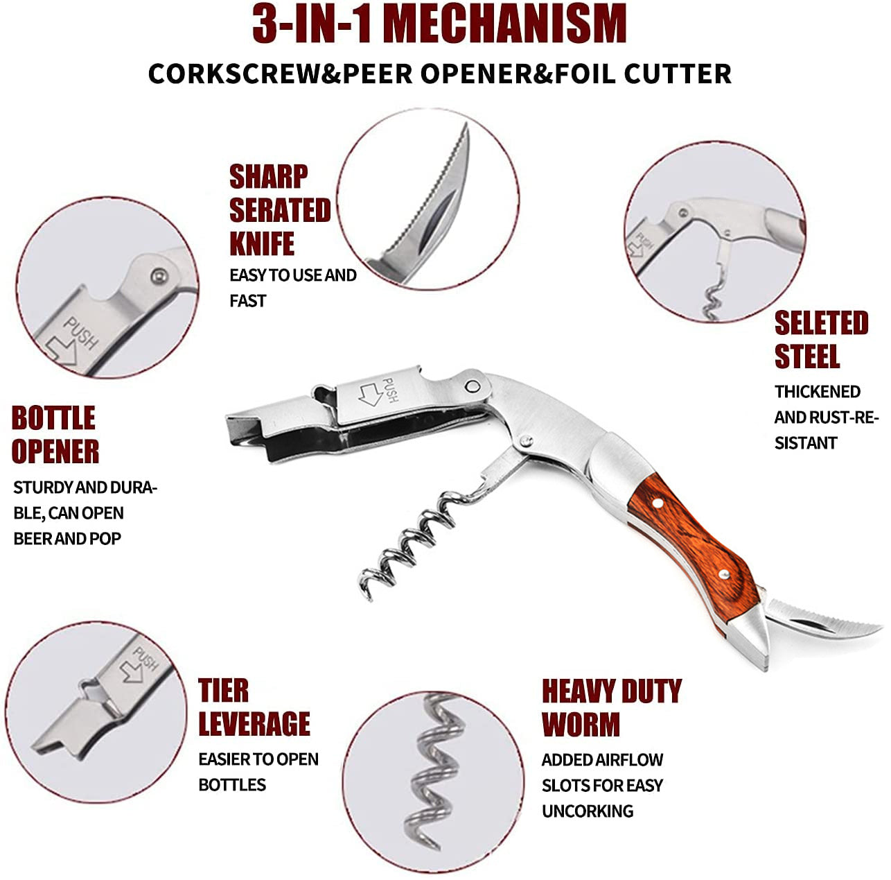 Gecko Type Aluminum Alloy Beer Bottle Opener Keychain Can Opener