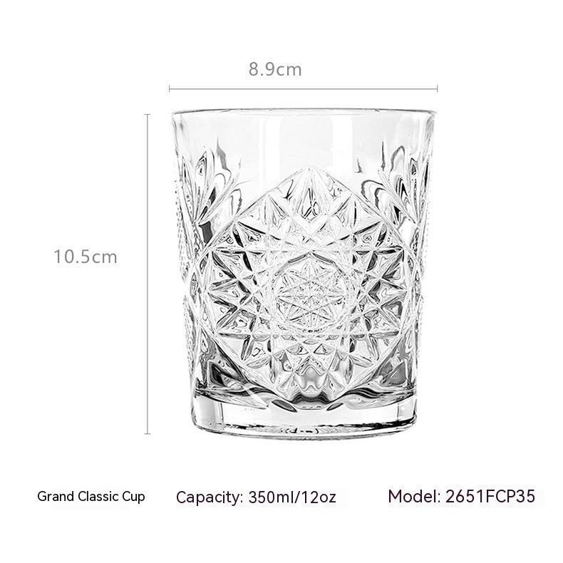 Large Classical Glass European Restaurant Whisky