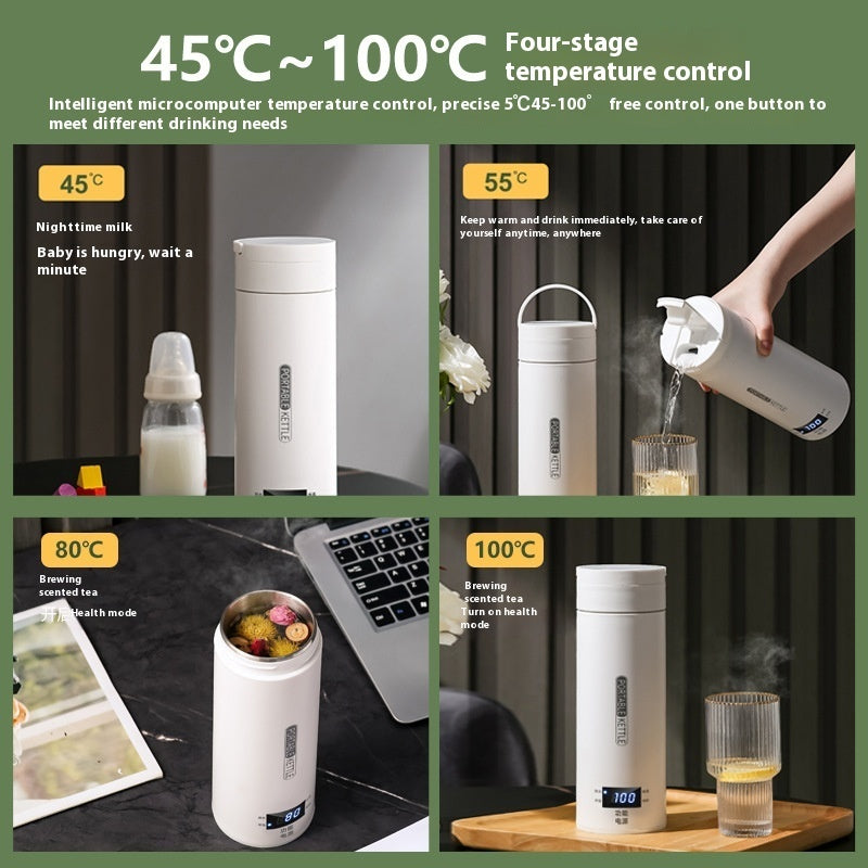 Office Travel Electric Heating Water Cup Fahrenheit Temperature Kettle