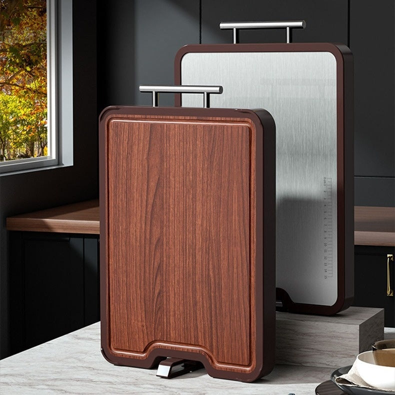 Ebony Cutting Board - Stainless Steel Antibacterial | Extra