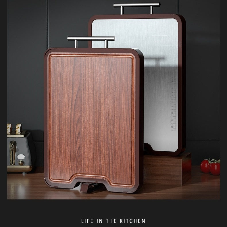 Ebony Cutting Board - Stainless Steel Antibacterial | Extra