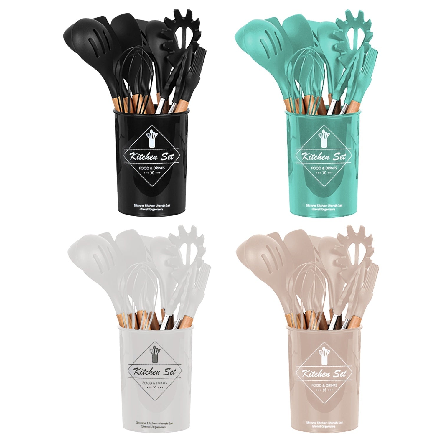 35Pcs Kitchen Utensils Set - Cookware Essentials | Food Safe, ]