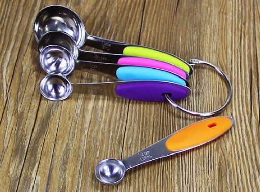 Stainless Steel Dual Sided Magnetic Measuring Spoons