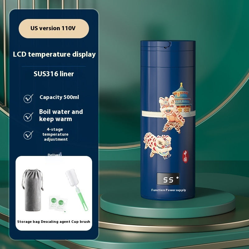 Office Travel Electric Heating Water Cup Fahrenheit Temperature Kettle