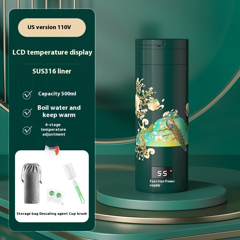Office Travel Electric Heating Water Cup Fahrenheit Temperature Kettle